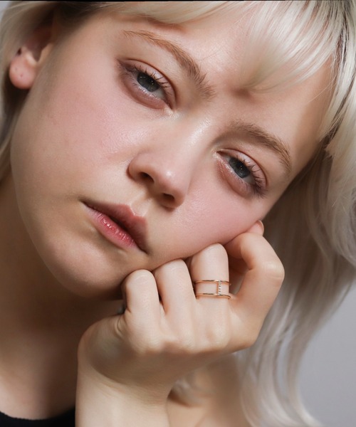 cui-cui（キュイキュイ）の「ダイヤモンド リング | K10YG 〈世界最小〉（リング・レディース・イエローゴールド・#13/#7/#9/#11）」の7枚目の写真