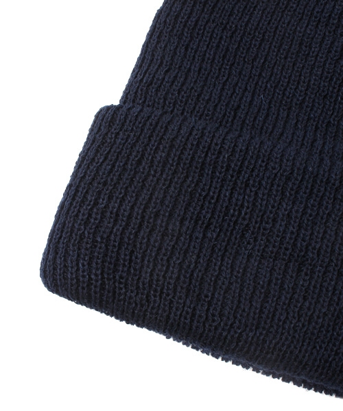 SHIPS（シップス）の「SA: アメリカ製 ニットキャップ（ニットキャップ/ビーニー・メンズ・ブラック/ネイビー・ONE SIZE）」の4枚目の写真