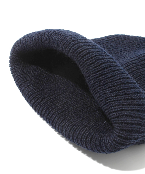 SHIPS（シップス）の「SA: アメリカ製 ニットキャップ（ニットキャップ/ビーニー・メンズ・ブラック/ネイビー・ONE SIZE）」の5枚目の写真