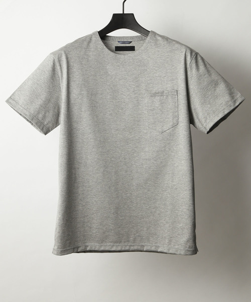 junhashimoto（ジュンハシモト）の「POCKET T（Tシャツ/カットソー・メンズ・ネイビー/グレー/カーキ/ホワイト/ブラック・2/4/3/5）」の7枚目の写真
