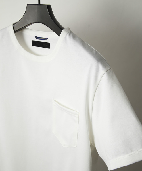 junhashimoto（ジュンハシモト）の「POCKET T（Tシャツ/カットソー・メンズ・ネイビー/グレー/カーキ/ホワイト/ブラック・2/4/3/5）」の12枚目の写真
