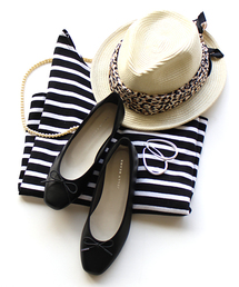 JELLY BEANS | 【WEB限定】【Made in Japan】スクエアトゥバレエシューズ(103-71370)JELLY BEANS(ジェリービーンズ)(バレエシューズ)