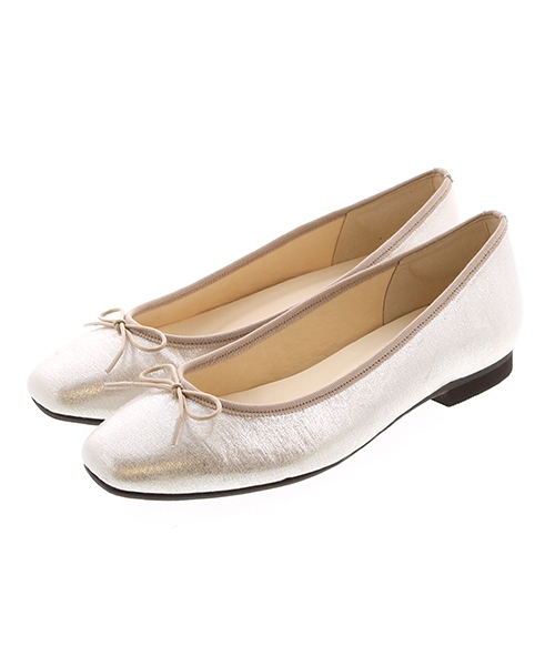 JELLY BEANS（ジェリービーンズ）の「【WEB限定】【Made in Japan】スクエアトゥバレエシューズ(103-71370)JELLY BEANS(ジェリービーンズ)（バレエシューズ・レディース・ブラック/パープル/シルバー/アイボリー/マルチ/ストライプ・23/24/25/22/22.5/24.5/23.5）」の21枚目の写真