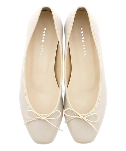 JELLY BEANS（ジェリービーンズ）の「【WEB限定】【Made in Japan】スクエアトゥバレエシューズ(103-71370)JELLY BEANS(ジェリービーンズ)（バレエシューズ・レディース・ブラック/パープル/シルバー/アイボリー/マルチ/ストライプ・23/24/25/22/22.5/24.5/23.5）」の10枚目の写真