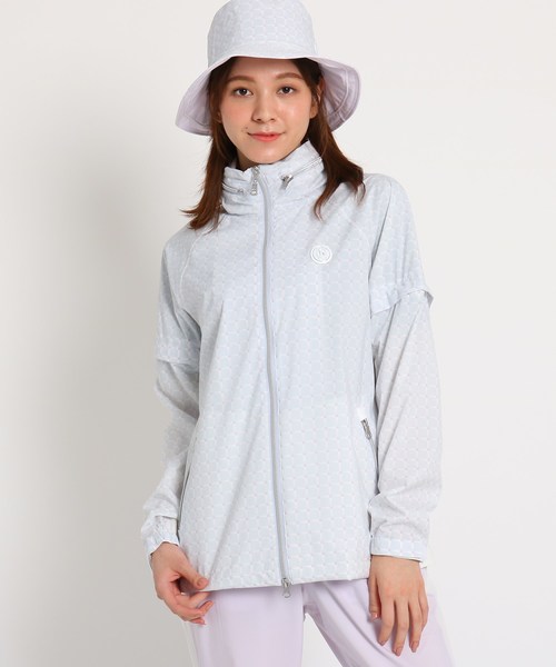 adabat(アダバット)の「【レイン アイテム レディース】 ジャケット(ブルゾン・レディース・ネイビー系5/グレー系8・40/38)」の1枚目の写真