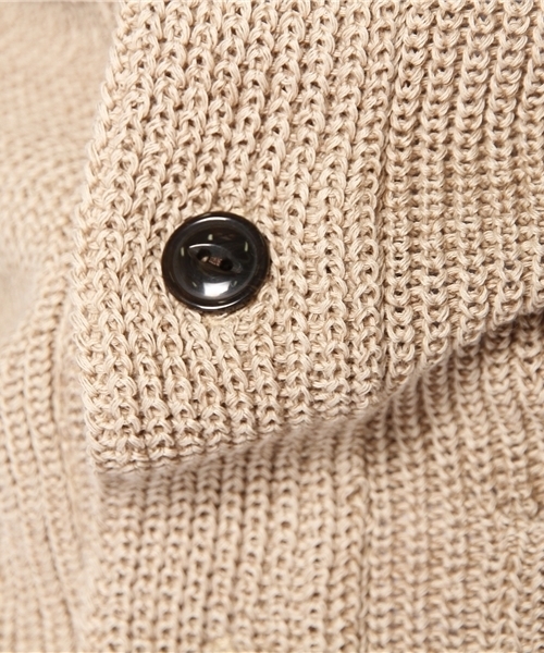 KATHARINE HAMNETT LONDON （キャサリンハムネットロンドン）の「COTTON TAPE CARDIGAN / コットンテープカーディガン（カーディガン/ボレロ・メンズ・ホワイト/モカ/ブルー・MEDIUM/LARGE）」の5枚目の写真