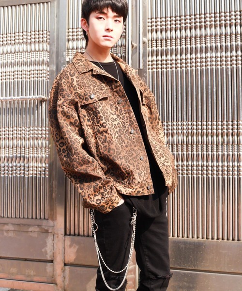 ドルチェアンドガッパーナ レオパード柄 デニムジャケット レオパード