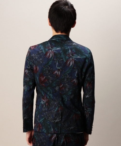 MONKEY TIME(モンキータイム)の「MT∴ ダークトロピカル プリント 3B ブレザー◆(テーラードジャケット・メンズ・ブラック/ネイビー・MEDIUM/SMALL/LARGE)」の14枚目の写真