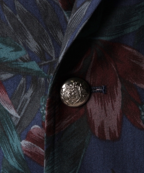 MONKEY TIME(モンキータイム)の「MT∴ ダークトロピカル プリント 3B ブレザー◆(テーラードジャケット・メンズ・ブラック/ネイビー・MEDIUM/SMALL/LARGE)」の17枚目の写真