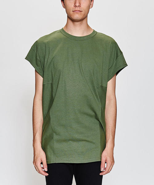 MONKEY TIME(モンキータイム)の「<PRE_> GUSSET SLEEVELESS T/ノースリーブ(Tシャツ/カットソー・メンズ・ダークブラウン/オリーブ・MEDIUM/LARGE)」の8枚目の写真