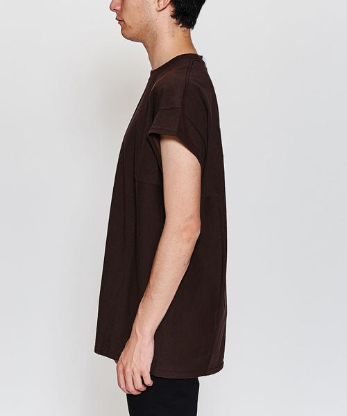 MONKEY TIME(モンキータイム)の「<PRE_> GUSSET SLEEVELESS T/ノースリーブ(Tシャツ/カットソー・メンズ・ダークブラウン/オリーブ・MEDIUM/LARGE)」の11枚目の写真