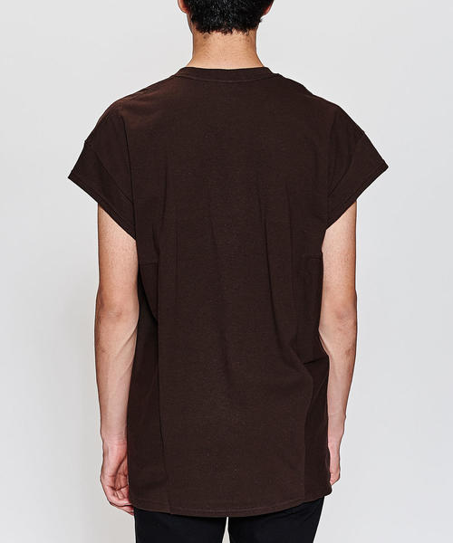 MONKEY TIME(モンキータイム)の「<PRE_> GUSSET SLEEVELESS T/ノースリーブ(Tシャツ/カットソー・メンズ・ダークブラウン/オリーブ・MEDIUM/LARGE)」の12枚目の写真