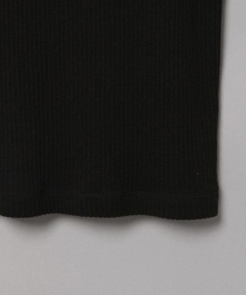 PAGEBOY(ページボーイ)の「テレコスクエアタンク(Tシャツ/カットソー・レディース・ブラック/ダークブラウン/ベージュ/オフホワイト・FREE)」の9枚目の写真