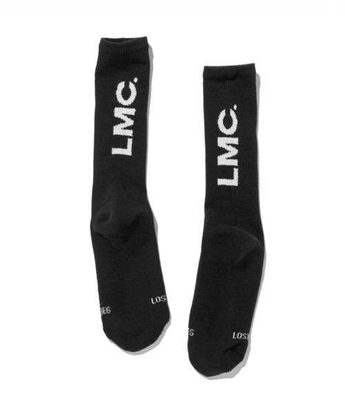 ☆LIMITED【LMC】 CO SOCKS / ロゴ プリント デザイン リブ