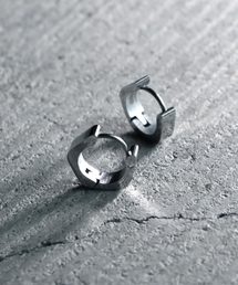 YArKA（ヤーカ）の「【YArKA/ヤーカ】stainless series pentagon pierce/ステンレス五角形ピアス（ピアス（両耳用））」