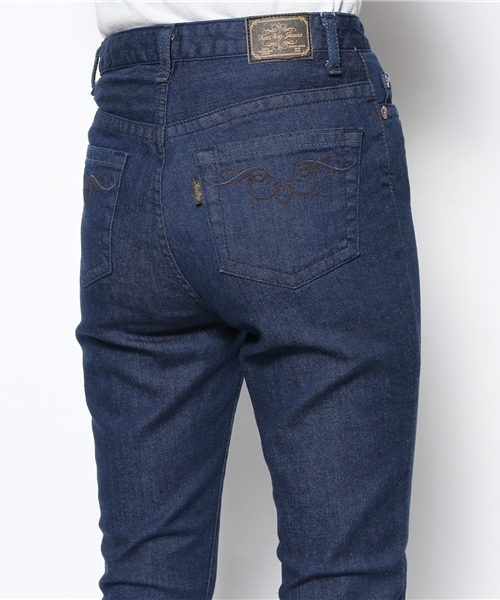 KariAng（カリアング）の「BLUストレートスリム（デニムパンツ・レディース・ブルー系・MEDIUM/X-SMALL/SMALL）」の7枚目の写真