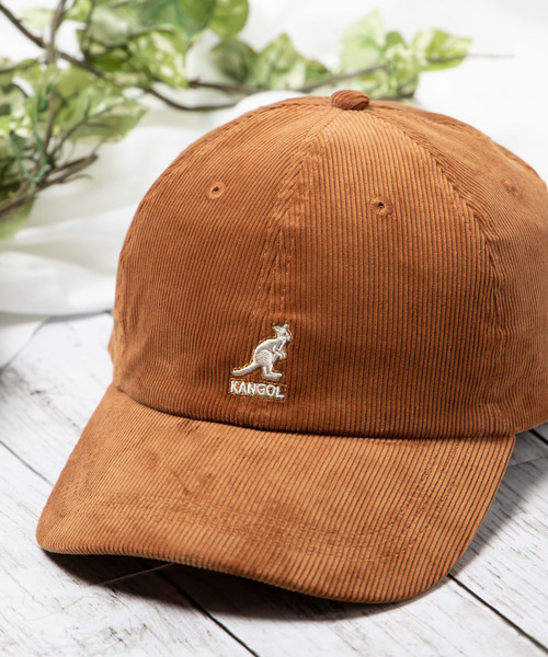 KANGOL(カンゴール)の「WEGO/KANGOL Cord Baseball(キャップ・メンズ・オレンジ系その他/ブラウン/ベージュ・FREE)」の2枚目の写真