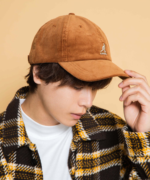 KANGOL(カンゴール)の「WEGO/KANGOL Cord Baseball(キャップ・メンズ・オレンジ系その他/ブラウン/ベージュ・FREE)」の5枚目の写真