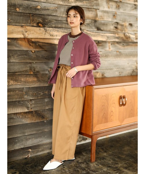 CRAFT STANDARD BOUTIQUE(クラフトスタンダードブティック)の「長袖前後差プルオーバー〇*(Tシャツ/カットソー・レディース・ダークグレー/ホワイト系その他/ブラック系その他4/グレー系その他4/キャメル/その他7・M/L)」の20枚目の写真