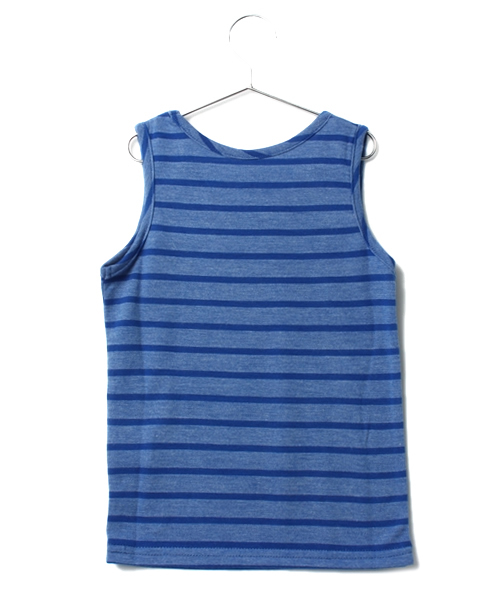 CIAOPANIC TYPY(チャオパニックティピー)の「KIDS ワンポイントタンクトップ(タンクトップ・キッズ・ブラック/チャコールグレー/ホワイト/ターコイズブルー/ブルー/ピンク/グレー・115/135/125/95/105)」の10枚目の写真