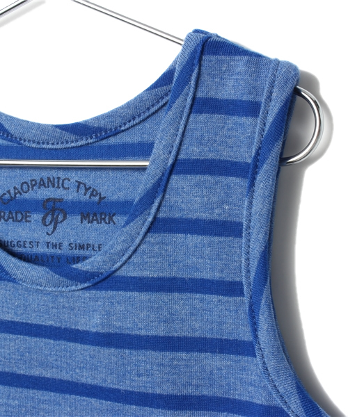 CIAOPANIC TYPY(チャオパニックティピー)の「KIDS ワンポイントタンクトップ(タンクトップ・キッズ・ブラック/チャコールグレー/ホワイト/ターコイズブルー/ブルー/ピンク/グレー・115/135/125/95/105)」の11枚目の写真