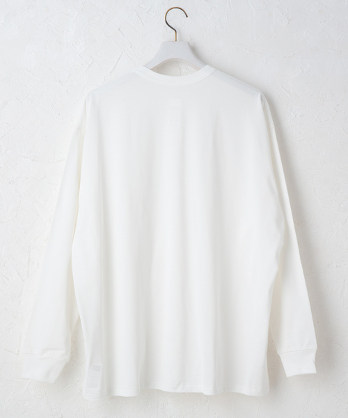 MAISON EUREKA（メゾンエウレカ）の「メゾンエウレカ MAISON EUREKA / GIZAコットン パックT GIZA COTTON L/S PACK TEE（Tシャツ/カットソー・レディース・ブラック/グレー/ホワイト/ネイビー/ブルー・S/M）」の6枚目の写真