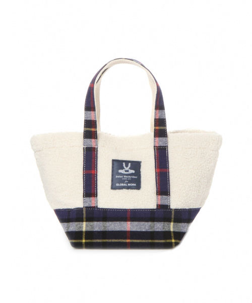 Global Work グローバルワーク の Peter Macarthur ボアミニトート G W G G トートバッグ Wear