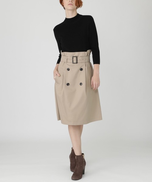 トラディショナルギャバジントレンチドレス ワンピース Label ワンピース Blue ワンピース Label Crestbridge ブルーレーベル クレストブリッジ のファッション