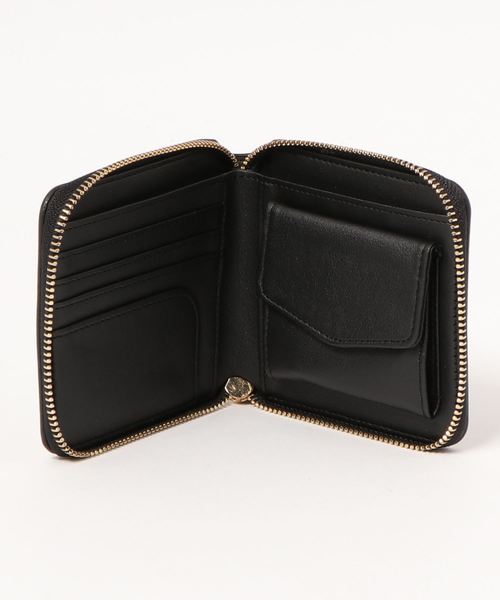 STYLEBLOCK（スタイルブロック）の「タッセル付き二つ折りミニ財布ラウンドファスナー（財布・レディース・ブラック/ピンク/ワインレッド・FREE）」の6枚目の写真