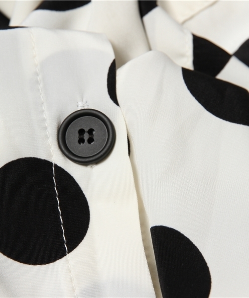 WHO'S WHO gallery（フーズフーギャラリー）の「ドットロングスカート（スカート・レディース・ホワイト/ブラック・FREE）」の4枚目の写真