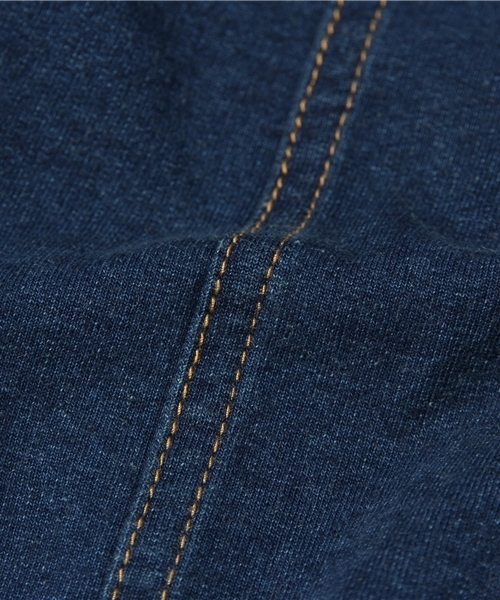 WEGO(ウィゴー)の「WEGO/カットデニムコクーンスカート(デニムスカート・レディース・インディゴブルー/ダークインディゴブルー・FREE)」の3枚目の写真