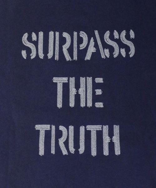 OLD BETTY'S（オールドベティーズ）の「Pigment Dye Sweat Parka(SURPASS～） /ヴィンテージ風 バック 刺繍 スウェット パーカー（パーカー・レディース・ブラック/ネイビー/オフホワイト・40/38）」の12枚目の写真