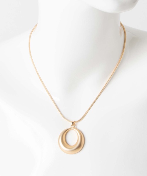 WEGO（ウィゴー）の「WEGO/リングメタルネックレス（ネックレス・レディース・シルバー/ゴールド・FREE）」の2枚目の写真