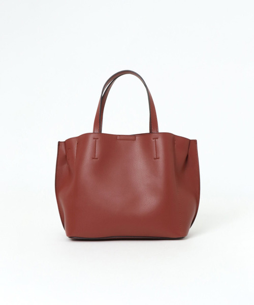 Legato Largo（レガートラルゴ）の「Legato Largo 軽量PU2WAYショルダーバッグ（ショルダーバッグ・レディース・ブラック/ターコイズブルー/キャメル/レンガ/ベージュ/ミント/グリーン/ブラウン/オフホワイト/ダークグレー・FREE）」の18枚目の写真