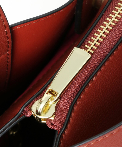 Legato Largo（レガートラルゴ）の「Legato Largo 軽量PU2WAYショルダーバッグ（ショルダーバッグ・レディース・ブラック/ターコイズブルー/キャメル/レンガ/ベージュ/ミント/グリーン/ブラウン/オフホワイト/ダークグレー・FREE）」の13枚目の写真