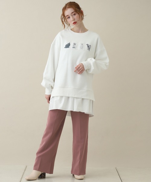 one after another NICE CLAUP（ワンアフターアナザーナイスクラップ）の「ティアードチュニック（チュニック・レディース・オフホワイト/ホワイト系その他・FREE）」の18枚目の写真