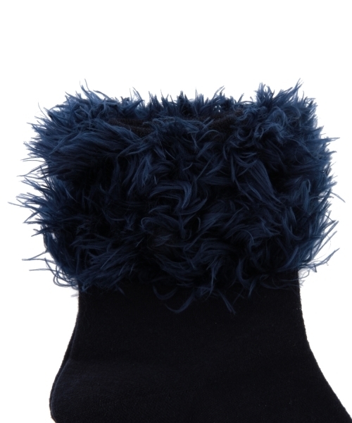 BEAMS BOY（ビームスボーイ）の「BEAMS BOY / ファー ソックス（ソックス/靴下・レディース・ホワイト/ブラック/ネイビー・ONE SIZE）」の16枚目の写真