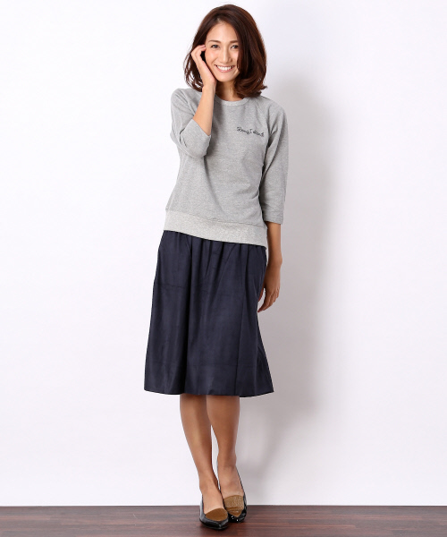 MYSELF ABAHOUSE(マイセルフアバハウス)の「タックギャザーSK(スカート・レディース・アイボリー/ベージュ/ブラウン系その他/ネイビー・FREE)」の18枚目の写真