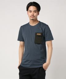 ロゴテープ　シリコンロゴ　プリントＴシャツ ポケット付き