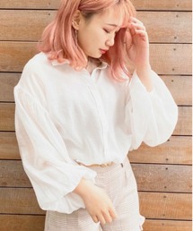 apres jour | シアー袖ボリュームシャツ【ZOZOTOWN限定アイテム】(シャツ/ブラウス)