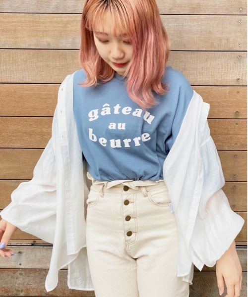 apres jour（アプレジュール）の「シアー袖ボリュームシャツ【ZOZOTOWN限定アイテム】（シャツ/ブラウス・レディース・ライトブルー/オフホワイト/ミント/ライトベージュ・フリー）」の8枚目の写真