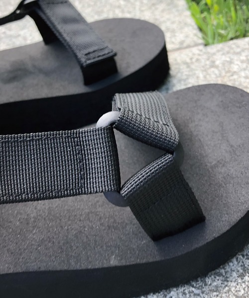 meJane（ミージェーン）の「スポーツサンダル/軽量＆柔らかいソール（サンダル・レディース・ブラック・S/M/L）」の2枚目の写真