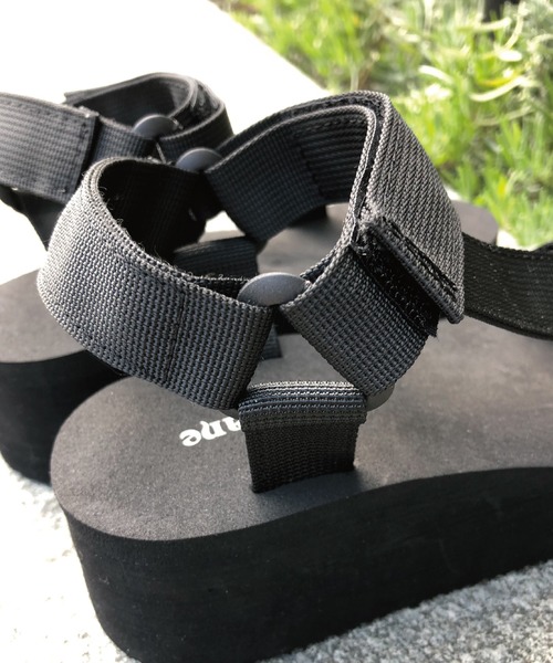 meJane（ミージェーン）の「スポーツサンダル/軽量＆柔らかいソール（サンダル・レディース・ブラック・S/M/L）」の9枚目の写真