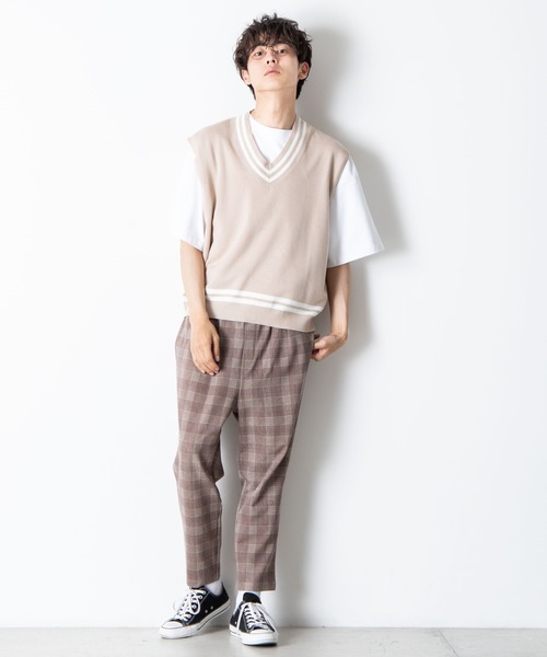 WEGO（ウィゴー）の「WEGO/ルームスラックスパンツ（スラックス・メンズ・グレー系その他2/ブラウン系その他2・MEDIUM/LARGE）」の7枚目の写真