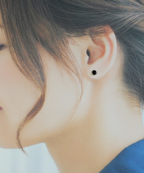 TONE SELECT GOODS（トーンセレクトグッズ）の「【vie】ステンレスピアス-片耳/カラーバースストーン（ピアス（片耳用）・レディース・その他1/その他2/その他3/その他4/その他5/その他6/その他7/その他8/その他9・FREE）」の3枚目の写真