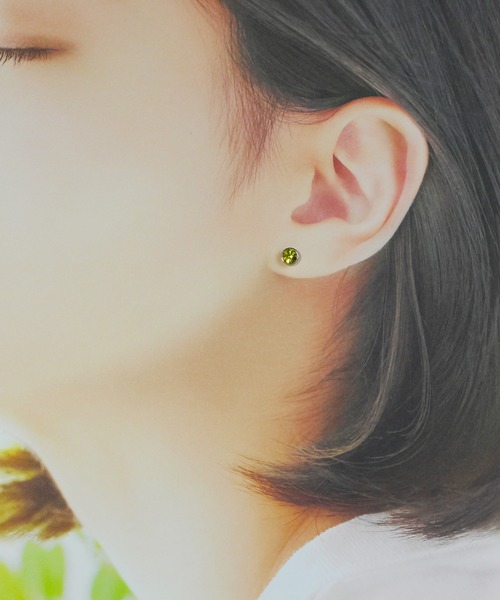 TONE SELECT GOODS（トーンセレクトグッズ）の「【vie】ステンレスピアス-片耳/カラーバースストーン（ピアス（片耳用）・レディース・その他1/その他2/その他3/その他4/その他5/その他6/その他7/その他8/その他9・FREE）」の6枚目の写真