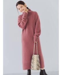 green label relaxing（グリーンレーベルリラクシング）の「FFC テンジク ハイネック ワンピース（ワンピース）」