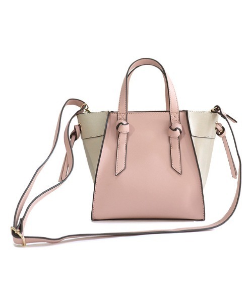 Pierrot(ピエロ)の「ショルダー付きハンドバッグ(ショルダーバッグ・レディース・ライトグレー/キャメル/マスタード/グレイッシュベージュ/ブルー系その他/グリーン系その他/ピンク系その他/ベージュ/ホワイト×ネイビー/その他/モカ/ダークブラウン・FREE)」の13枚目の写真