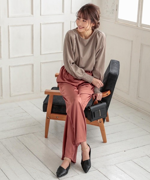 KOBE LETTUCE(コウベレタス)の「チェーンアンクレットフラットパンプス(パンプス・レディース・グリーン系その他/ホワイト/ブラック/レッド系その他・M/LL/L/S)」の9枚目の写真