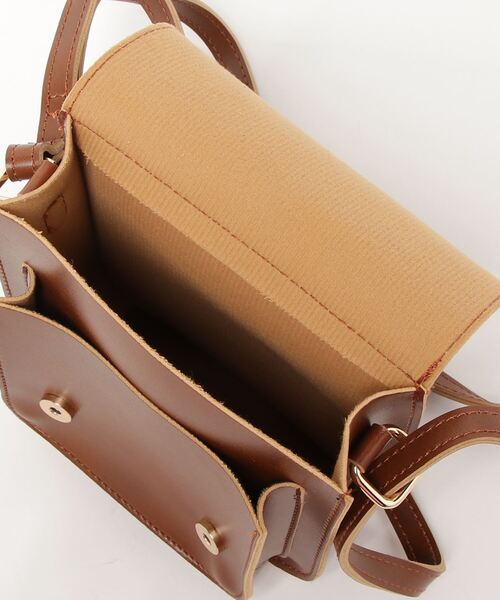 未使用級 トリーバーチ ミニウェブサッチェル ブラウン